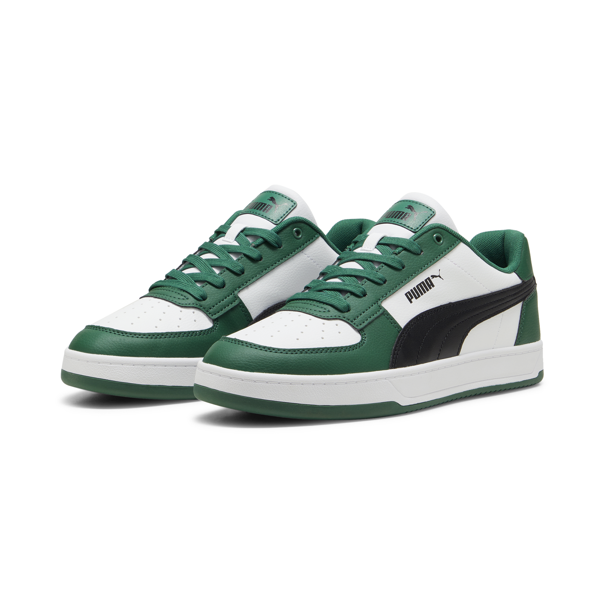 Sneakers bianche da uomo con dettagli verdi e neri Puma Caven 2.0, Brand, SKU s322500374, Immagine 0